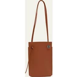Loewe Dice Pocket Leather Shoulder Bag TAN