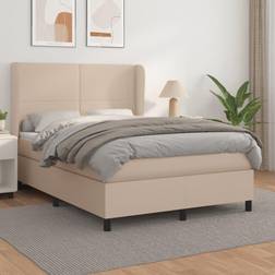 vidaXL cappuccino, 140 200 cm/plain design Box Spring with Mattress Colours/Sizes/Models Continental Bed