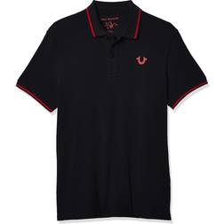True Religion Men's Logo Polo Shirt Black