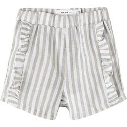 Name It Striped Shorts - Dried Sage (13216743)