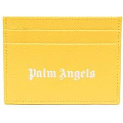 Palm Angels Gothic logo-print cardholder - men Viscose/Calf