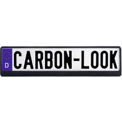 HP Autozubehör Carbonlook Kennzeichenhalter Carbon l