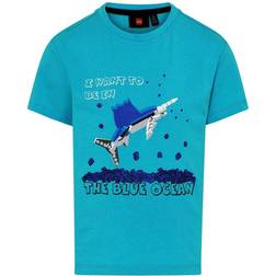 Lego T-shirt Svärdfisk Lwtaylor 304 Färg: Bright Blue, 104