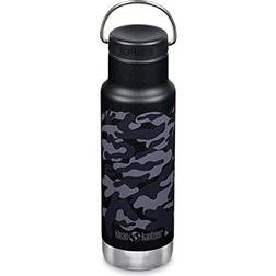 Klean Kanteen Isolerad flaska med ögelkork, 355 ml, black camo