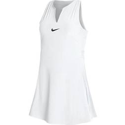 Nike Women's Dri-FIT Advantage Tennis Dress - White/Black