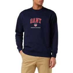 Gant Men's Pullover Sweater - Evening Blue
