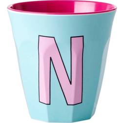 Rice Pinkish Colors Melamine Alphabet Cup N N