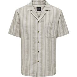 Only & Sons Eye Resort Shirt Vintage - Khaki