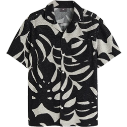 H&M Terry Resort Shirt - Black