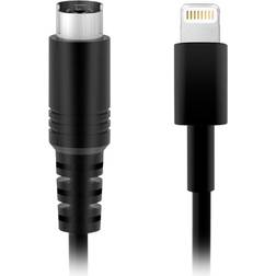 IK Multimedia Lightning to Mini-DIN cable with charging