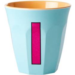 Rice Pinkish Colors Melamine Alphabet Cup I I