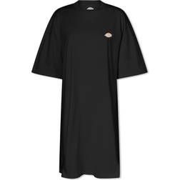 Dickies – Mapleton – Svart t-shirtklänning med liten logga-Svart/a