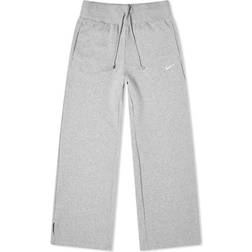 Nike Sportswear Phoenix Fleece Women's High-Waisted Wide-Leg Sweatpants - Dark Grey Heather/Sail