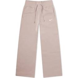 Nike Sportswear Phoenix Fleece Women's High-Waisted Wide-Leg Sweatpants - Diffused Taupe/Sail
