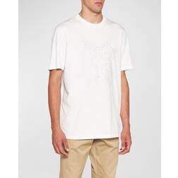 Moncler White Monogram T-Shirt