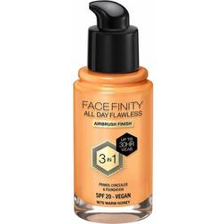 Max Factor Facefinity All Day Flawless 3 in 1 Foundation SPF20 #W78 Warm Honey
