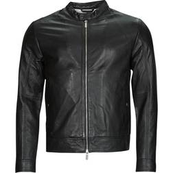 Selected Slharchive Classic Leather Jacket - Black