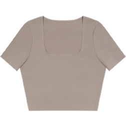 ICANIWILL Nimble Cropped T-shirt - Beige