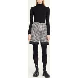 Moncler Tweed Shorts Black