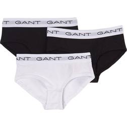 Gant Teen Girl's Shorty Underwear 3-pack - Black/White (902046602-111)
