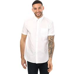 Ben Sherman Men's Short Sleeve Oxford Shirt White