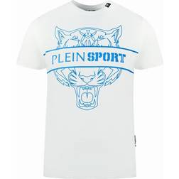 Philipp Plein Sport Tigerhead Bold Logo White T-Shirt
