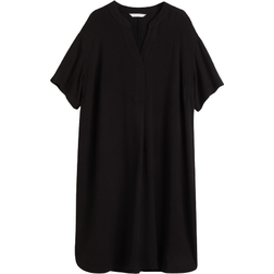 H&M V-Neck Tunic Dress - Black