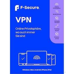 F-Secure Freedome VPN Elektronisk Leverantör, 3-4 vardagar leveranstid