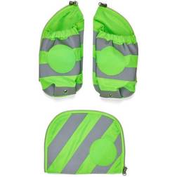Ergobag Fluo Seitentaschen Zip-Set 3tlg. grün Reflektorstreifen