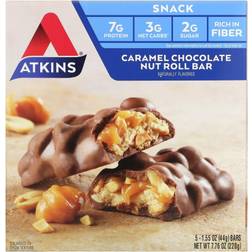 Atkins Caramel Nut Chew Bar 220g 5st