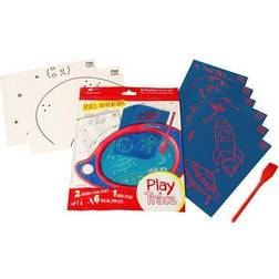 Boogie Board Play n Trace Adventures Template Accessory Packs with Tracing Templates, Clings, and Stylus Play n Trace Tracing Sold Separately Space Adve