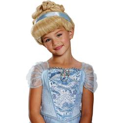 Disguise cinderella deluxe child wig standard