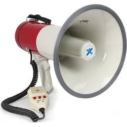 Vonyx MEG050 50W inspelning, siren, inkl. sladdmikrofon, Megafon 50W med siren instpelning och microkort