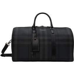 Burberry Black Faux-Leather Duffle Bag UNI