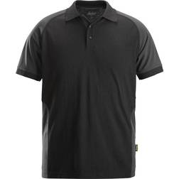 Snickers Classic Two-Tone Polo Shirt - Black/Steel Gray