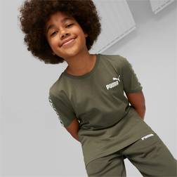 Puma Essentials Tape Camo T-Shirt Teenager Für Kinder, Grün, Größe: 11-12Y, Kleidung