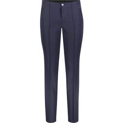 MAC Women's Anna Zip Trousers 198 Dark Blue
