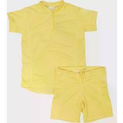 Geggamoja Uv-set Strandkläder Yellow 134/140