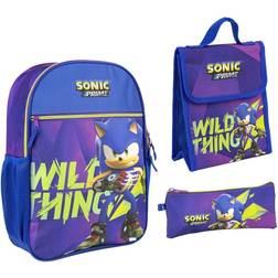 Sonic Skolpaket 3 Delar Blå
