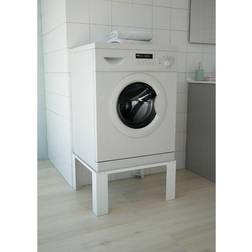 Respekta Underrede för tvättmaskin sockel piedestal upphöjning med låda vit