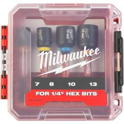 Milwaukee SHOCKWAVE Bitshylssats 4-pack