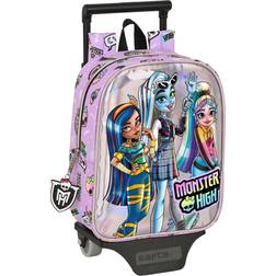 Monster High Skolväska med hjul Best boos Lila 22 x 27 x 10 cm