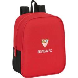 Safta Skolryggsäck Sevilla Fútbol Club Svart Röd 22 x 27 x 10 cm