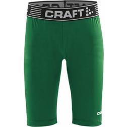 Craft Sportswear Pro Control kompressionstights til børn, Team green