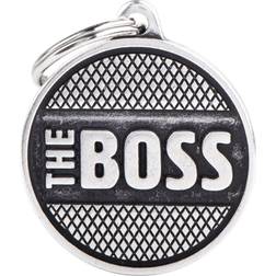 MyFamily ID Tag Big Circle "The Boss"