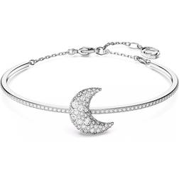 Swarovski Armband Luna Moon – Silver 5666175 Måne, vit, rodiumpläterad