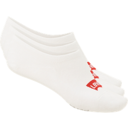 Levi's 3-pack Footie High Rise Batwing Logo Socks White 43/46