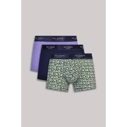 Ted Baker Pack Mens Cotton Trunk Multicolour
