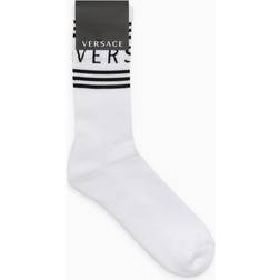 Versace White Sports Socks