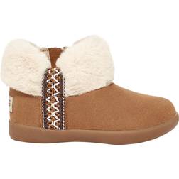 UGG Dreamee Bootie in Brown, 5, Leather